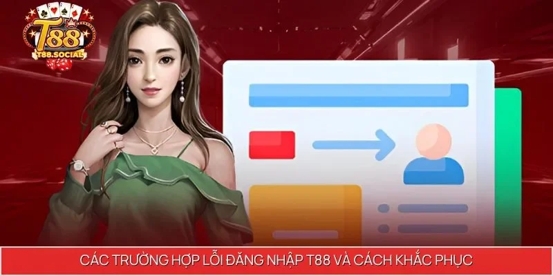 Các trường hợp lỗi đăng nhập T88 và cách khắc phục